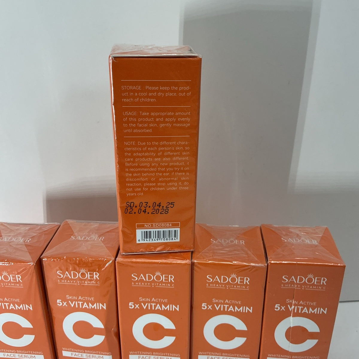 6-Pack Vitamin C Brightening Face Serum 30ml - Whitening & Skin Glow