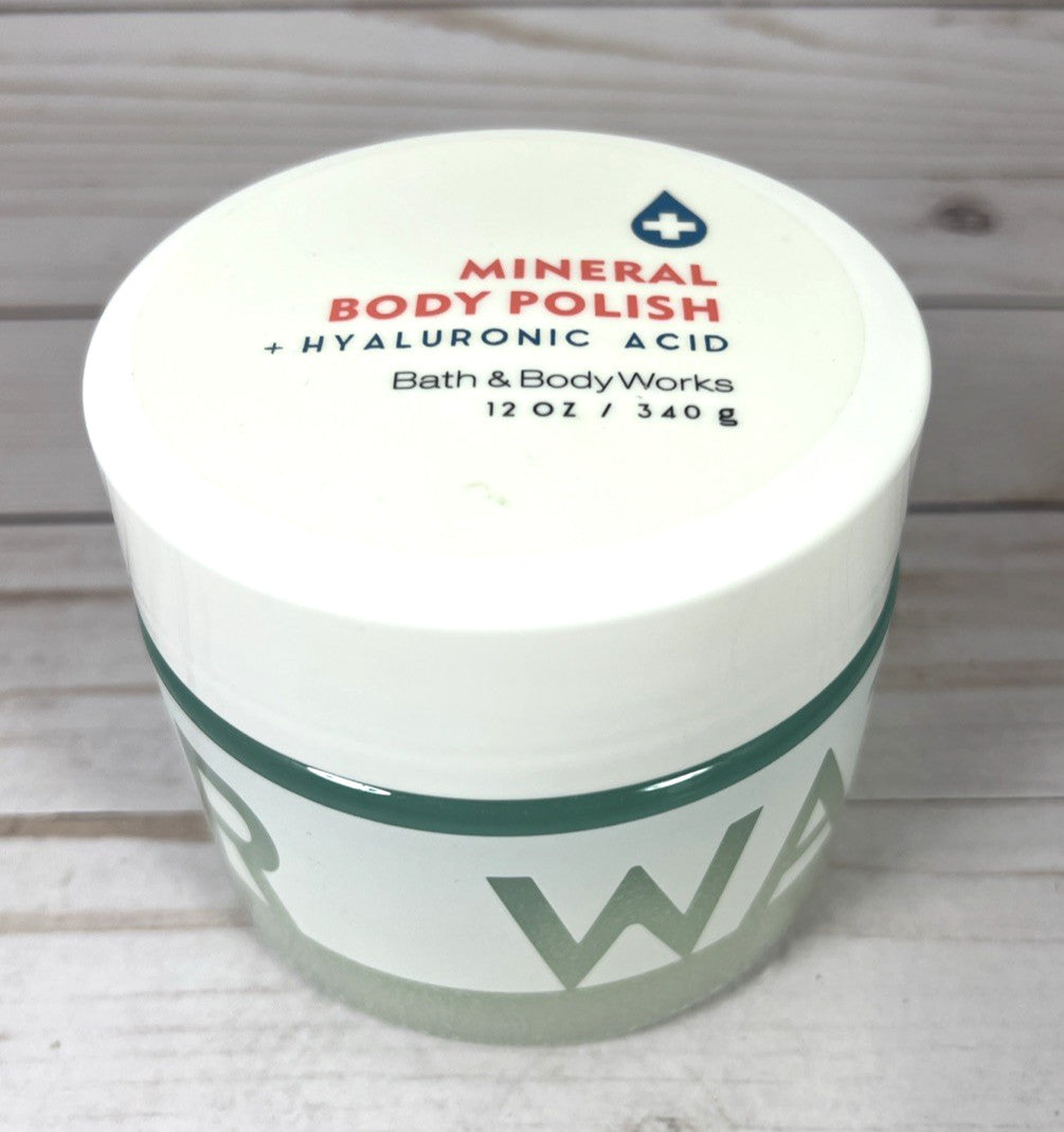 Bath & Body Works WATER Mineral Polish + Hyaluronic Acid 12oz
