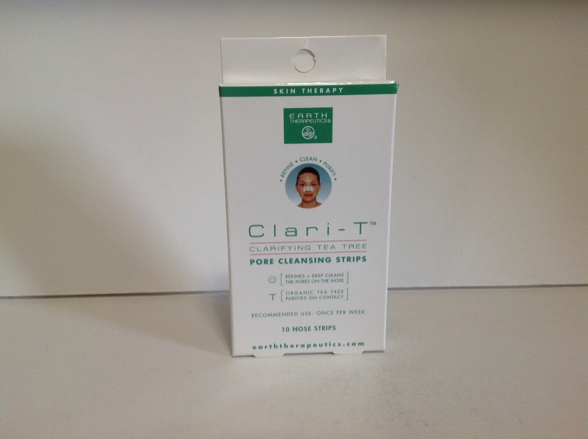 Organic Pore Cleansing Strips - Earth Therapeutics Clari-T 10 Count