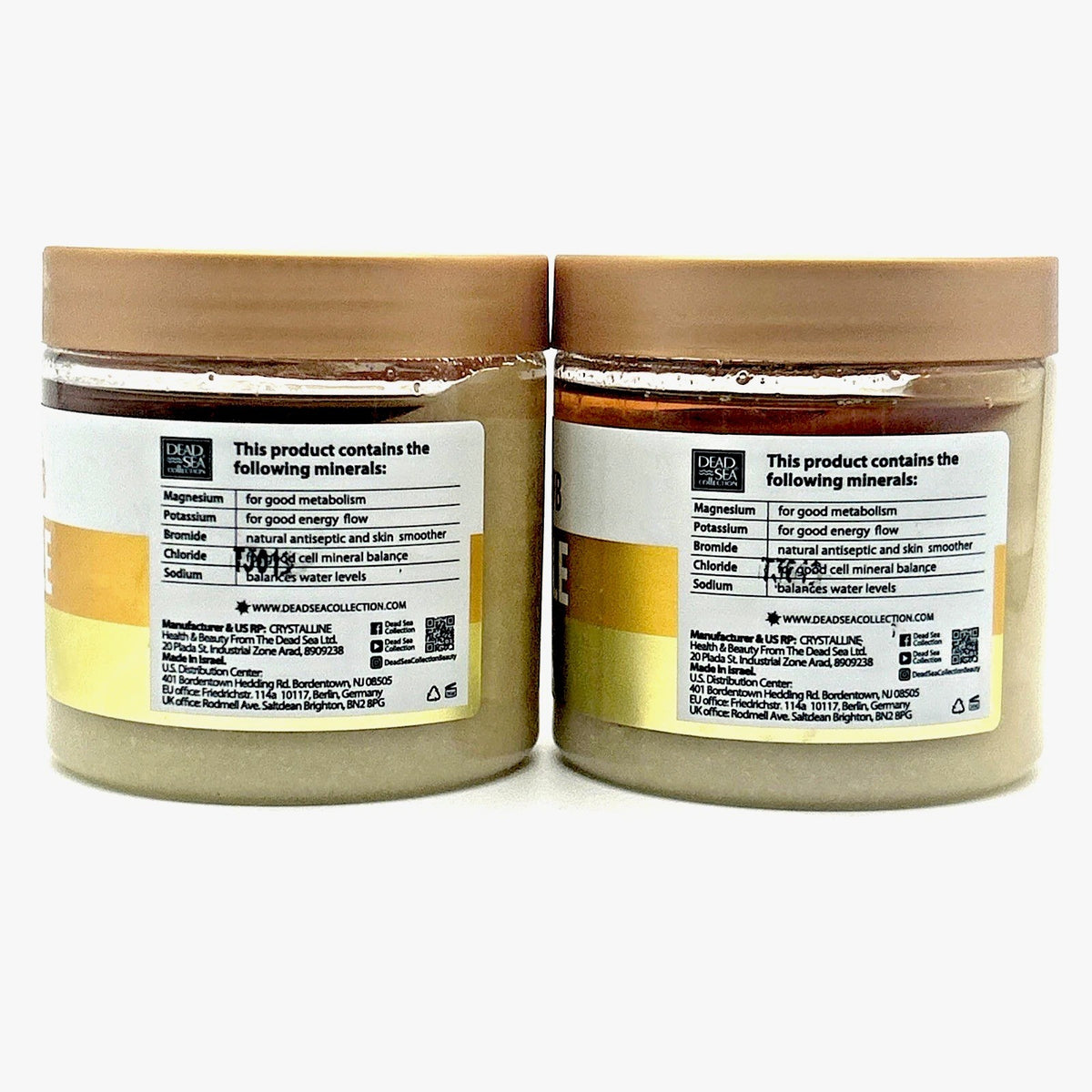 Dead Sea Collection Pineapple Exfoliating Mineral Salt Scrub, 2-Pack