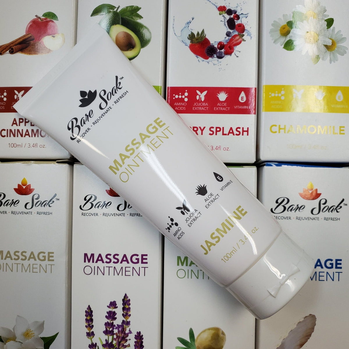 Massage Ointment Lotion 3.4 fl oz - 12 Scents