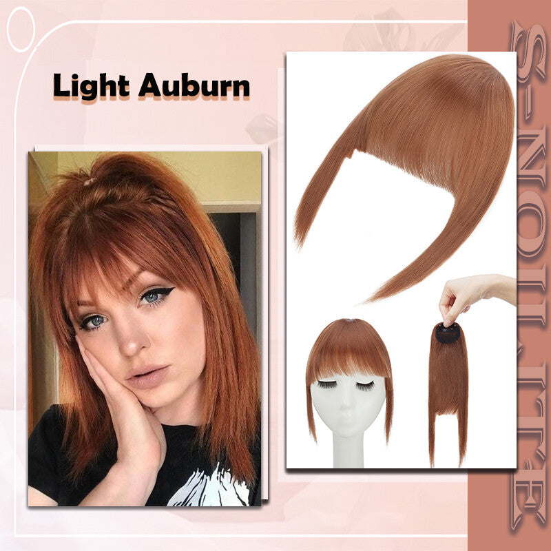 French Style Clip-In Bangs Hair Extensions - 11 Inches Natural Look