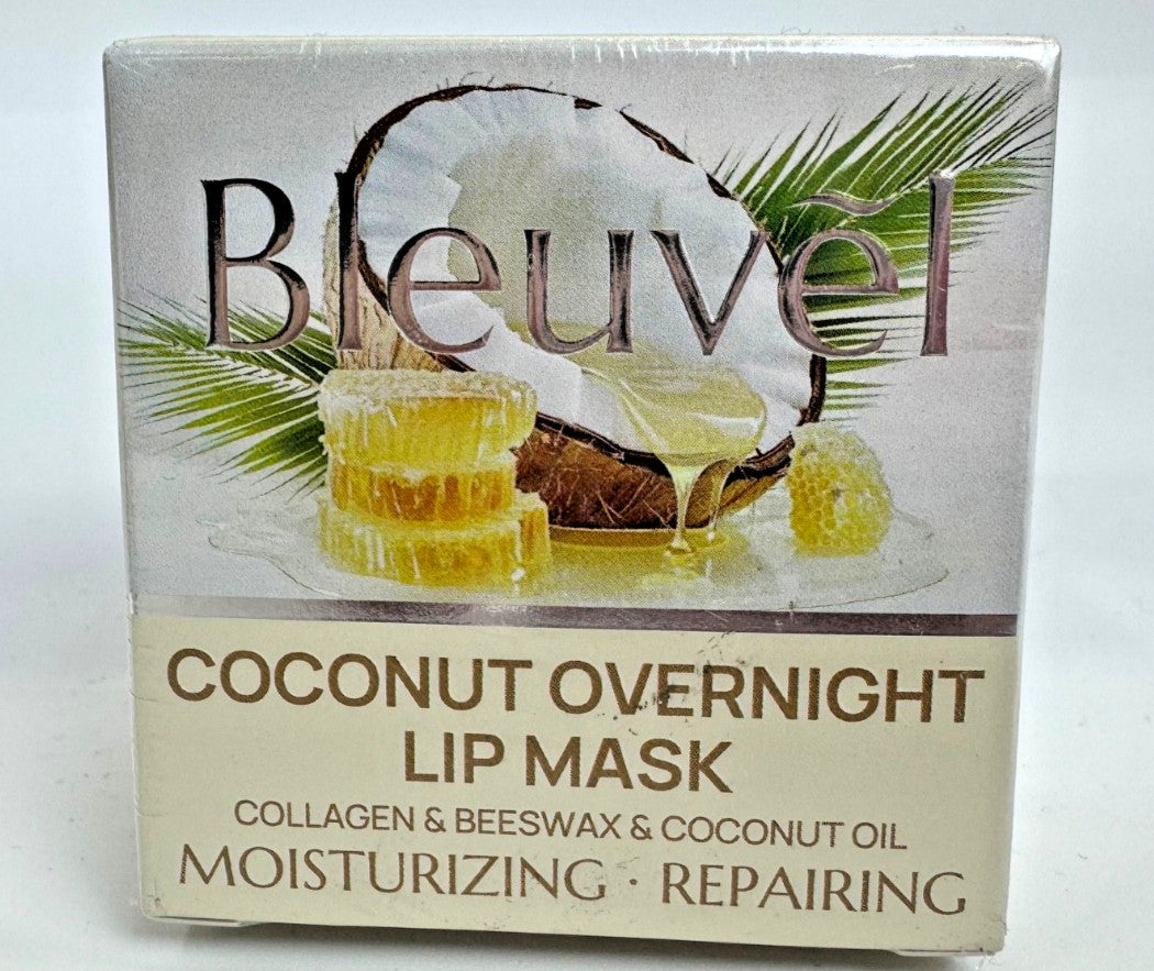 Coconut Overnight Lip Mask 10 Pack - Moisturizing & Repairing Lip Treatment