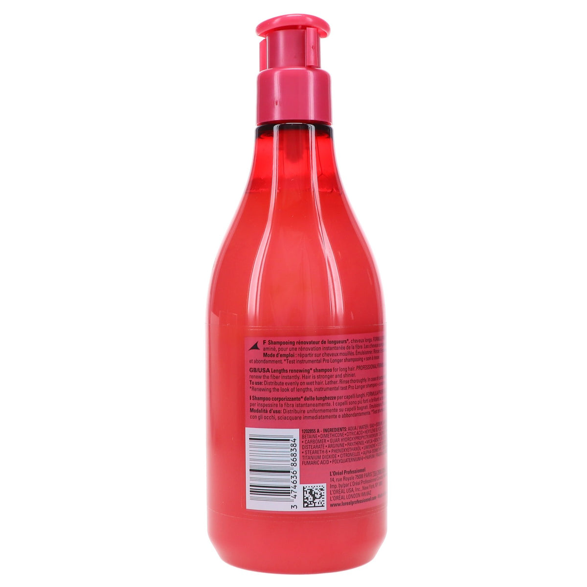 Pro Longer Shampoo for Longer, Healthier Hair - 16.9 oz