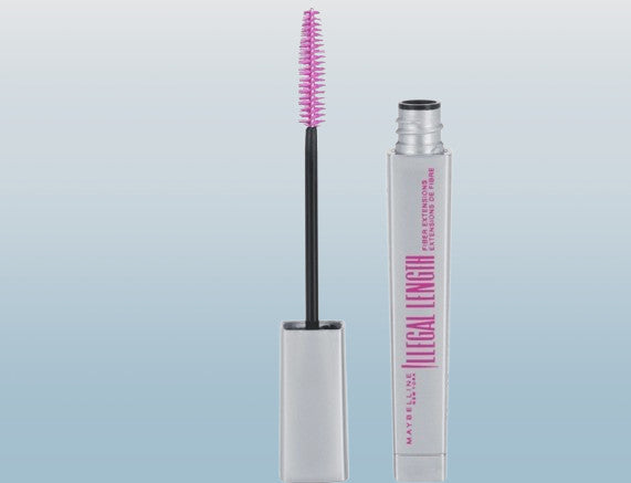 Maybelline Illegal Length Fiber Extensions Mascara Brownish Black - Lot of 2