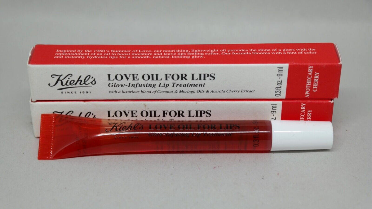 Lip Oil Set - Hydrating Lip Treatment with Cherry Extract, 0.3 fl oz, Lot of 2