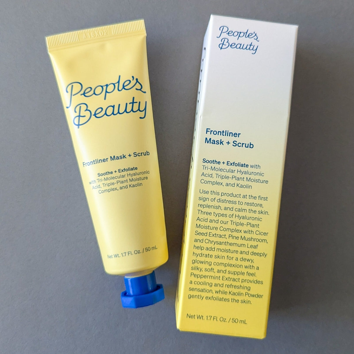 People's Beauty Frontliner Mask + Scrub - Full Size 1.7oz/50ml Sealed