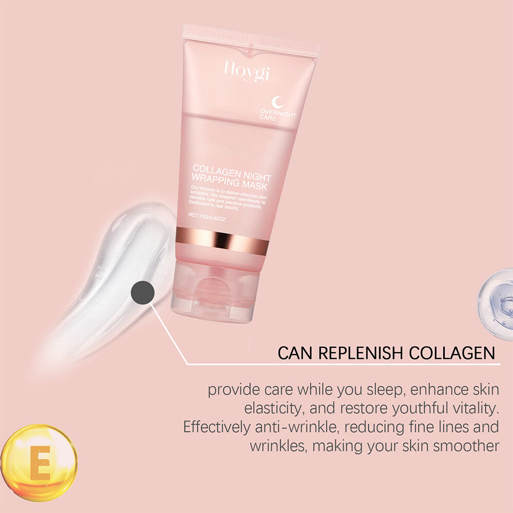 Collagen Overnight Peel-Off Facial Mask, 2 Pack