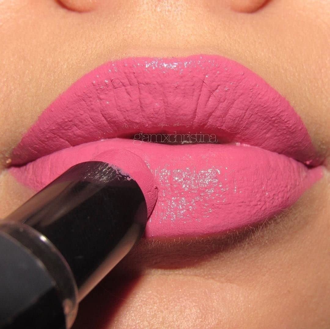 Hydrating Dark Pink Frost Lipstick - Rich Buildable Color, Silk Finish