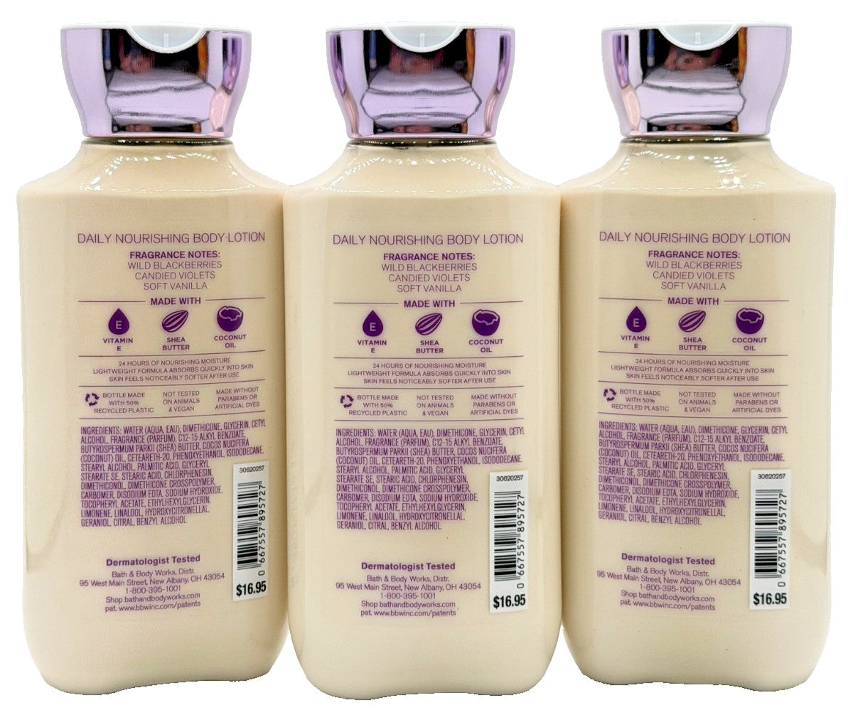 Bath & Body Works Gingham Vibrant Body Lotion, 8 oz (3-Pack)