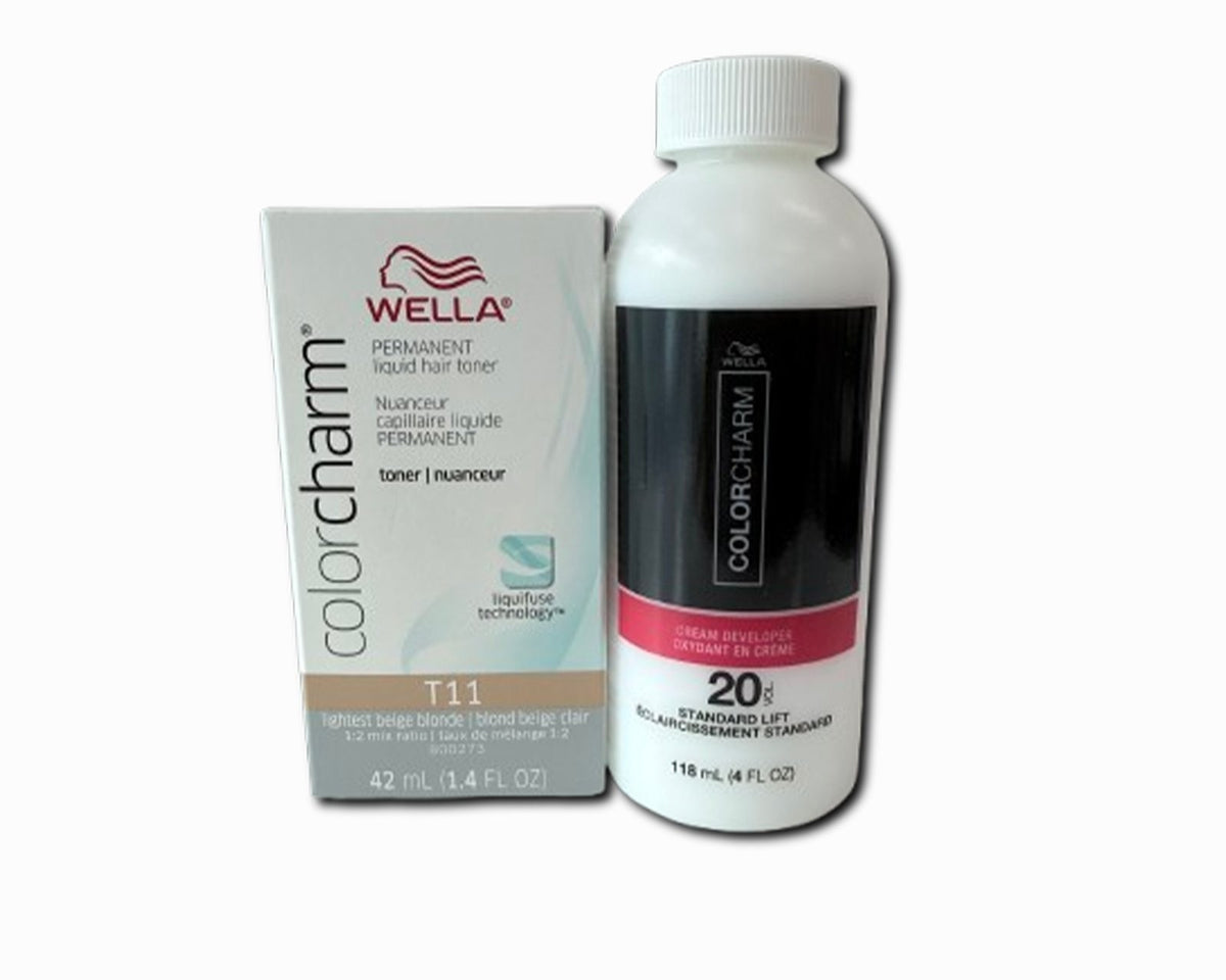 Color Charm Creme 20 Volume Developer & T11 Liquid Toner Kit