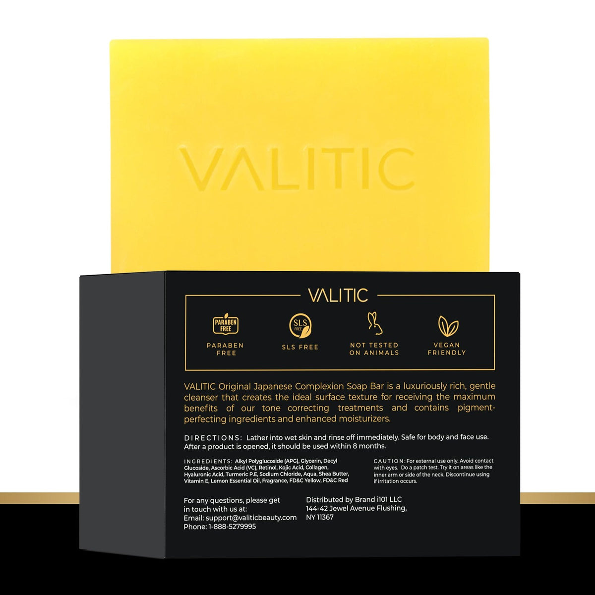 Brightening Lemon Turmeric Kojic Soap Pack of 2 - Light Yellow Skin Clarifying