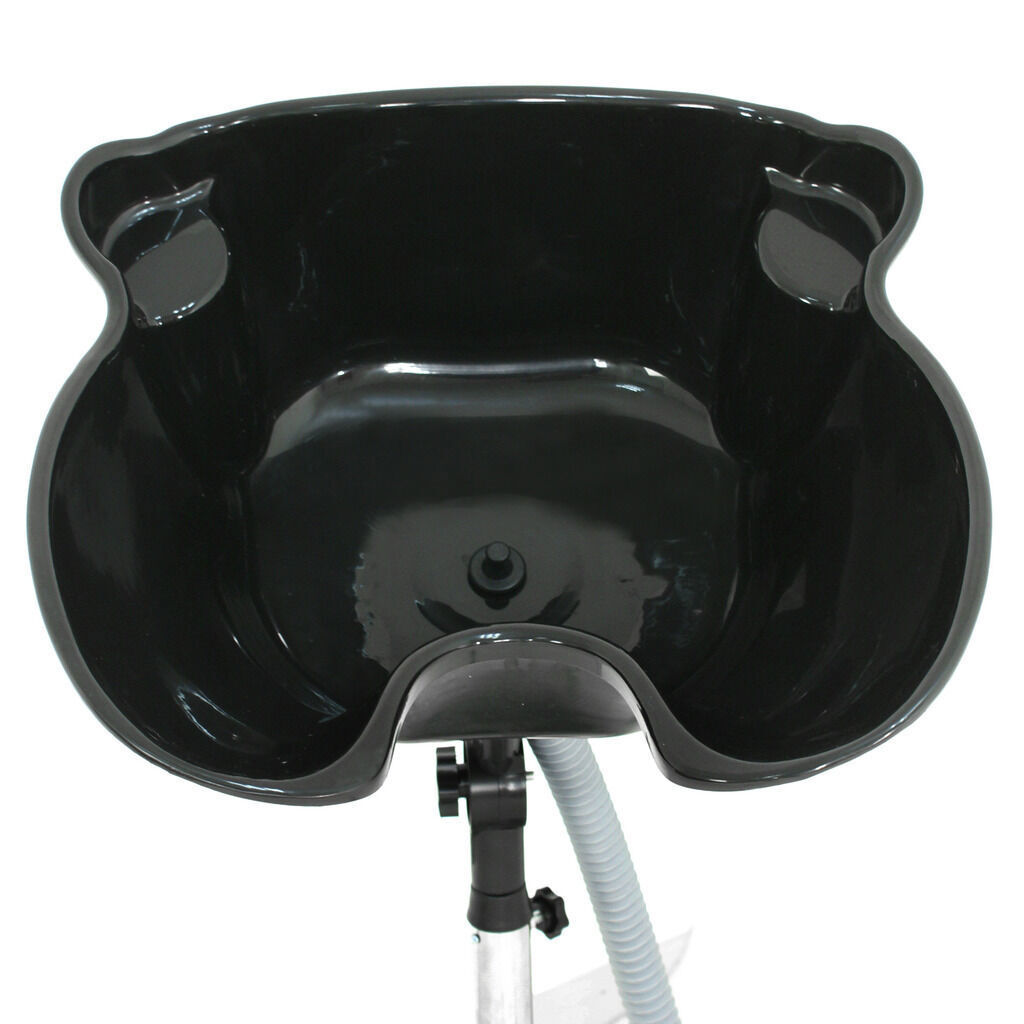 Professional Hooded Hair Bonnet Dryer with Adjustable Stand and Shampoo Basin