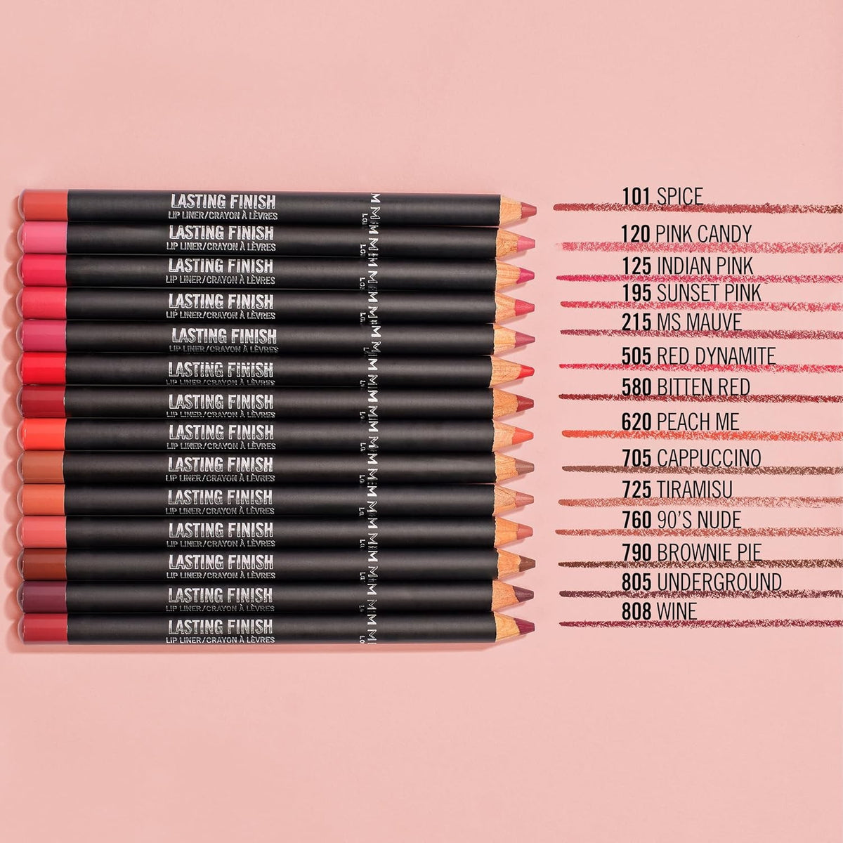 Rimmel Lasting Finish Lip Liner 705 Cappuccino - 8 Hour Soft, Precise Pencil