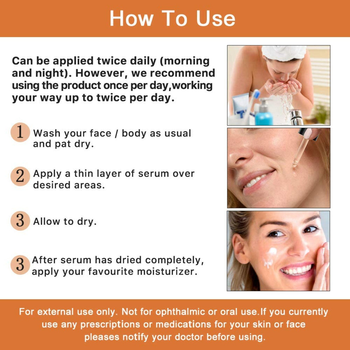 Vitamin C Serum for Face with Hyaluronic Acid & Retinol - Anti-Aging & Brightening