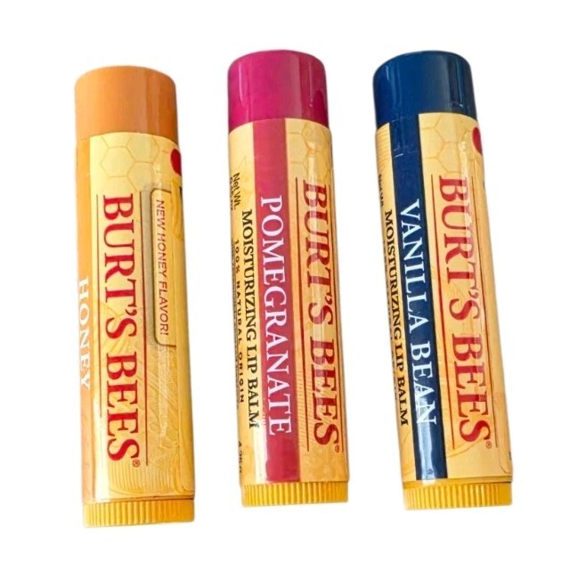 Burt's Bees Moisturizing Lip Balm Set - Pomegranate Honey & Vanilla Bean, 4.25g