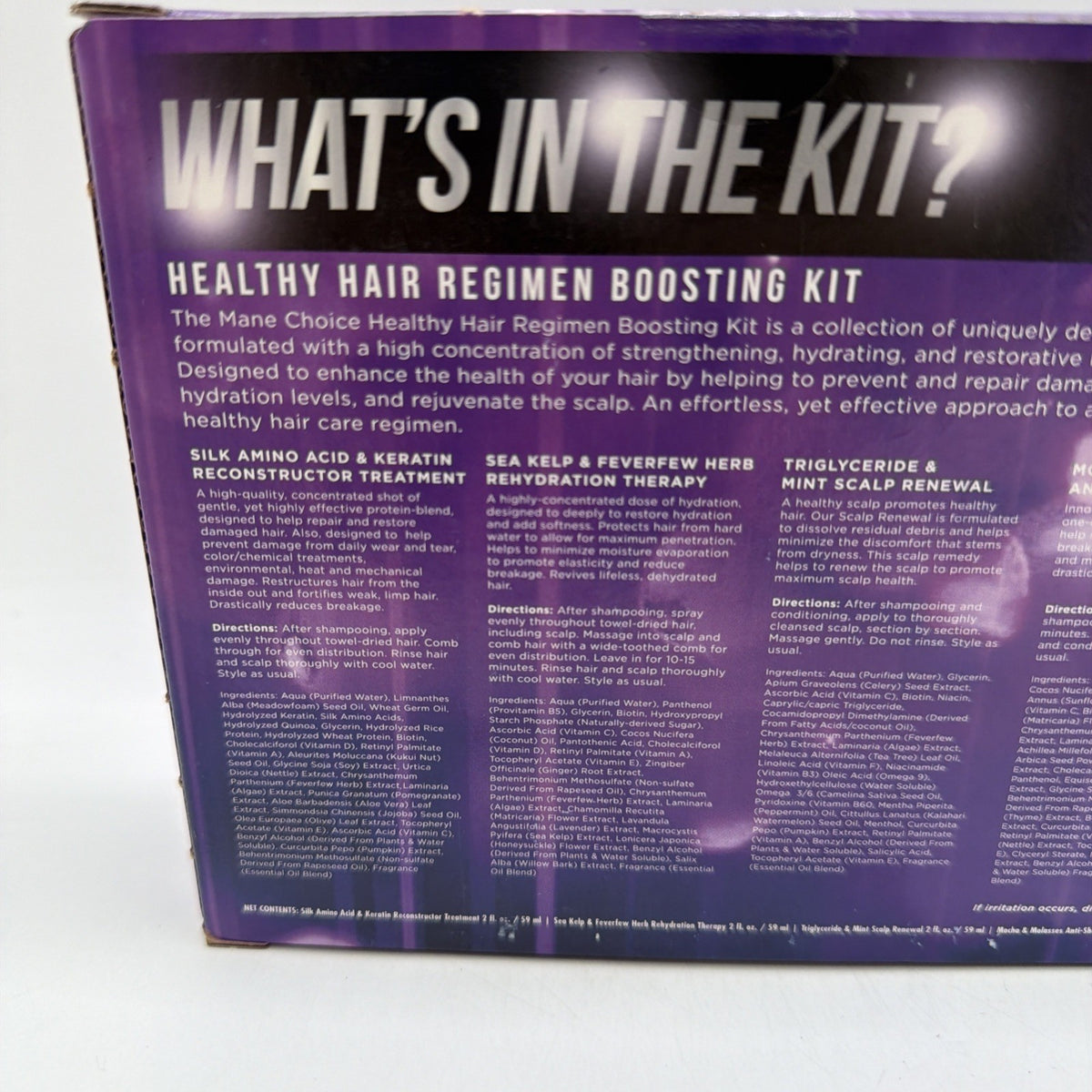 The Mane Choice Healthy Hair Grow Regimen 4 Piece Boosting Kit 2 oz