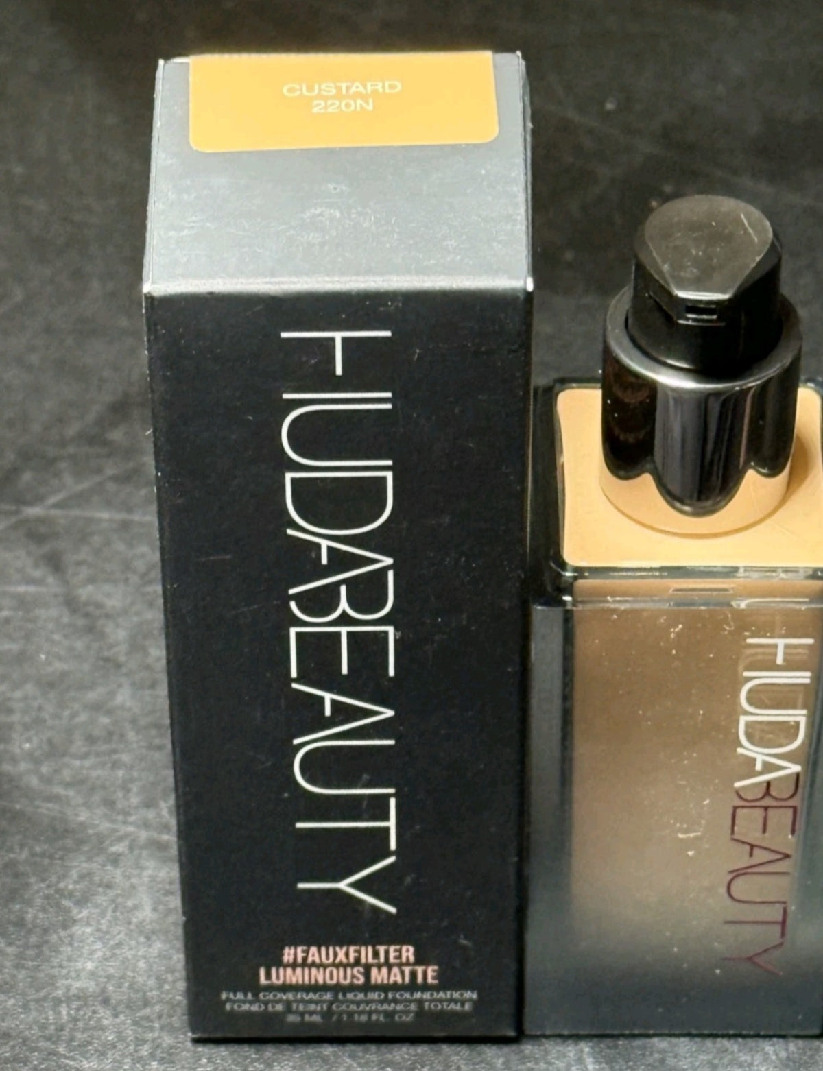 Liquid Foundation for Face - Luminous Matte Finish, 1.18 oz - CUSTARD 220N