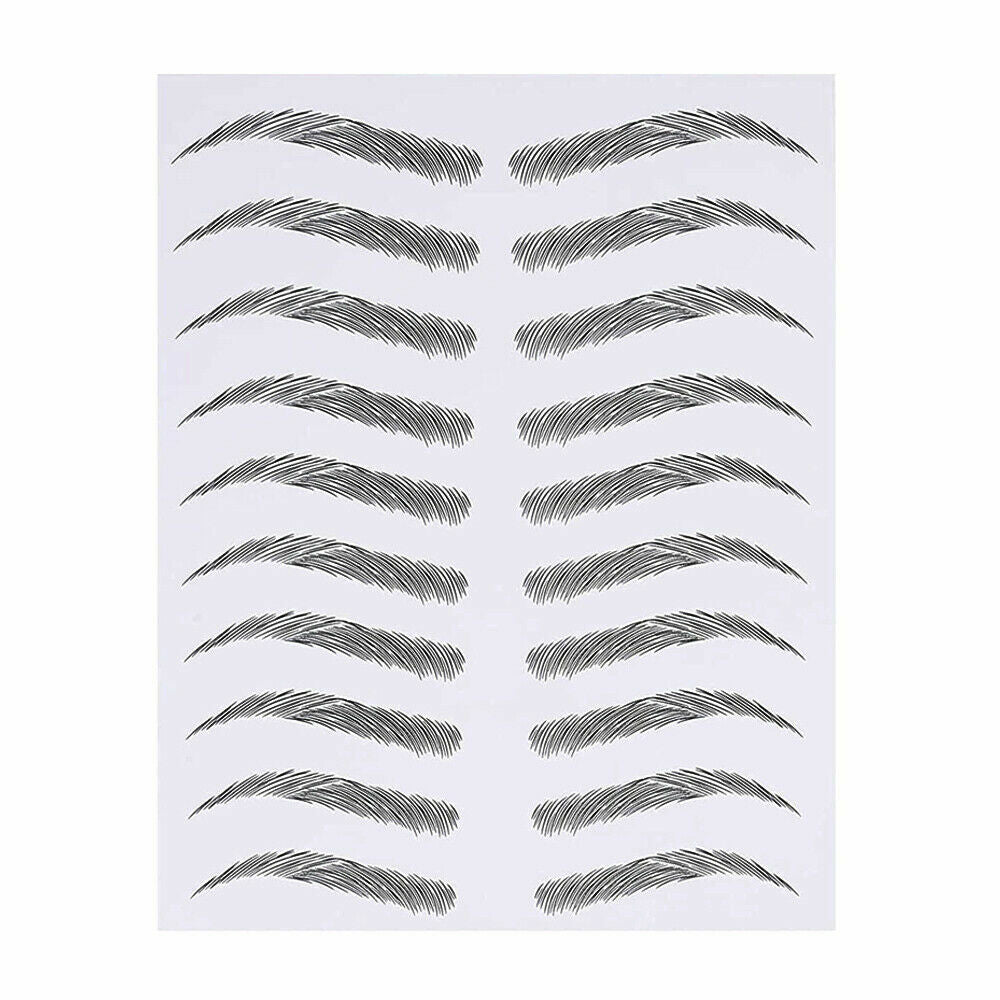 Waterproof Hair-Like Eyebrow Tattoo Stickers - Natural Full-Brow Enhancer