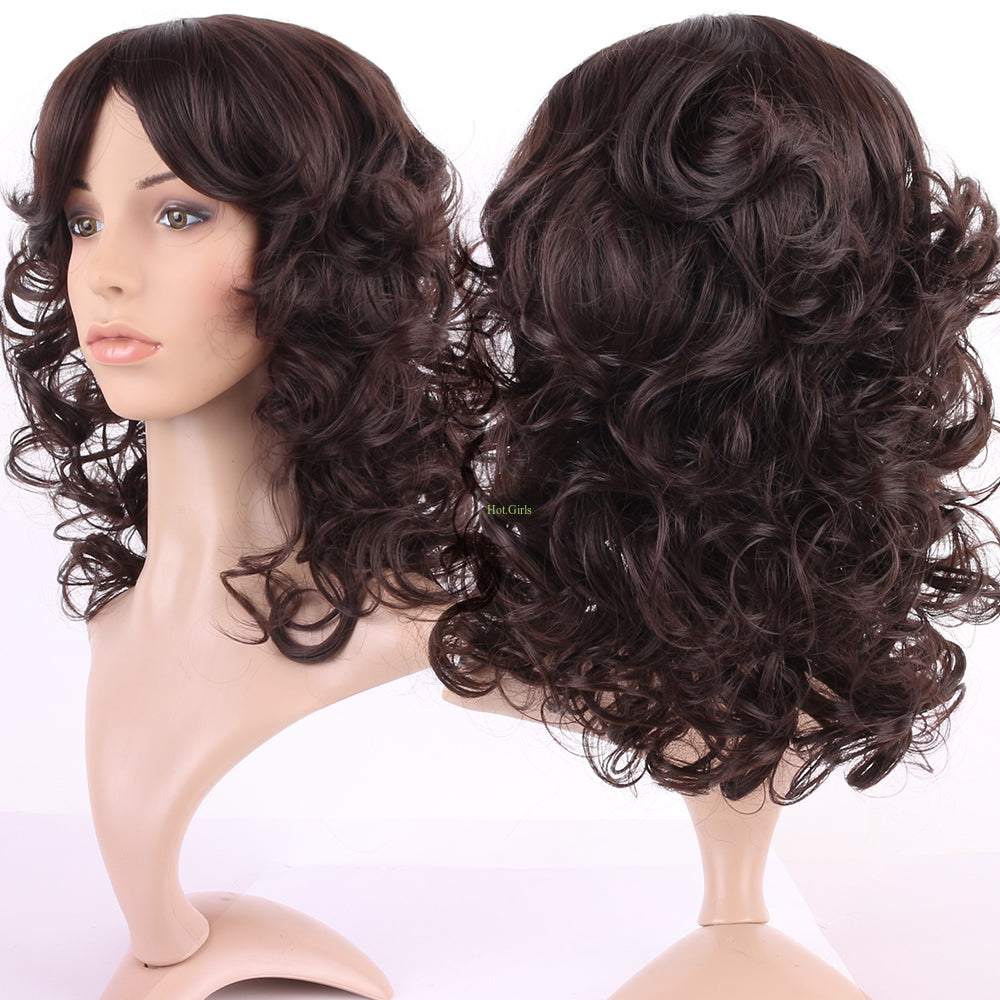 Long Ombre Wigs - Heat Resistant Synthetic Hair, Thick Full Wigs