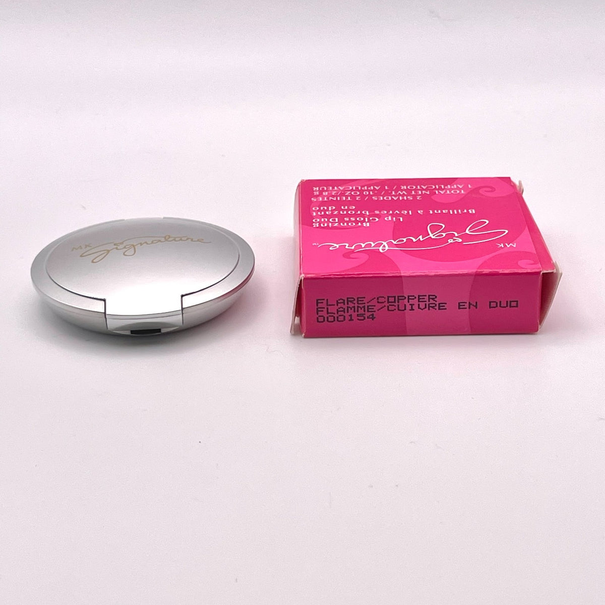 Bronzing Lip Gloss Duo with Mirrored Compact - Flare & Copper Shades