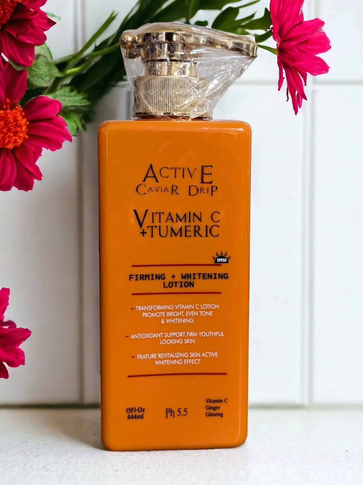 Vitamin C Turmeric Firming Whitening Lotion - Caviar Active Drip Skin Care