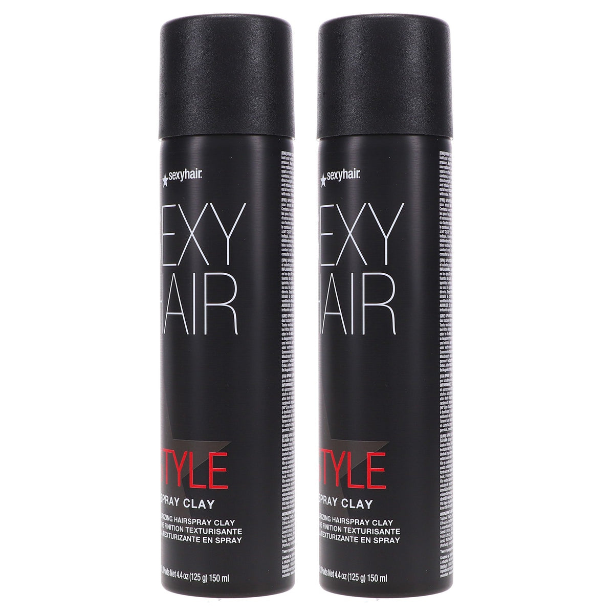 Hair Styling Spray Clay 4.4 oz - Matte Finish, Texture & Volume - 2 Pack
