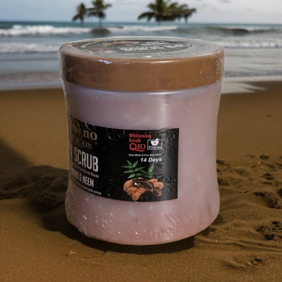 Filipino Tamarind Neem Glutathione Body Scrub 750g - Spa Exfoliant for Skin