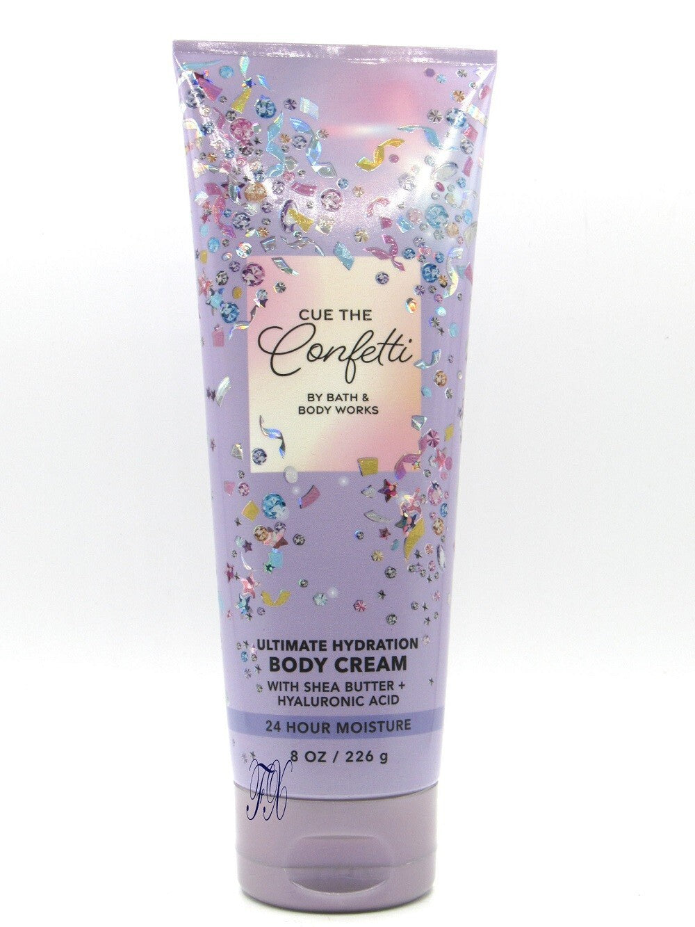 BATH & BODY WORKS CUE THE CONFETTI CREAM 8 OZ