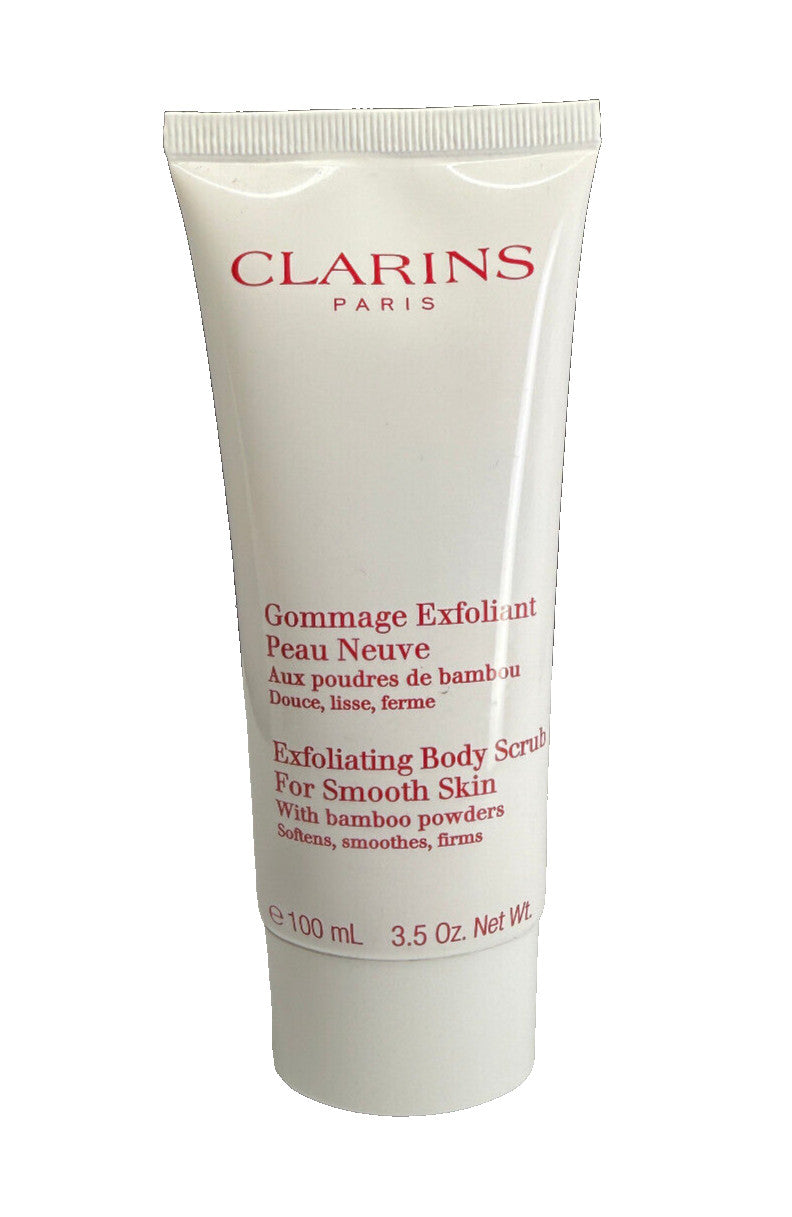 Clarins Exfoliating Body Scrub Smooth Skin 3.5 oz New In White Box