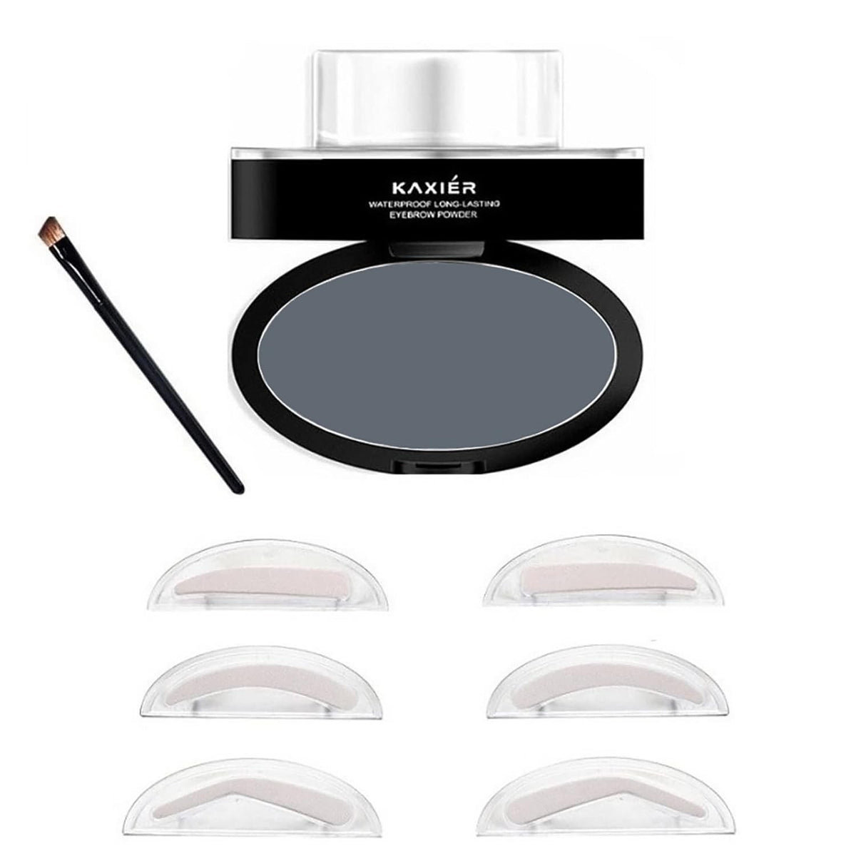Dark Gray Eyebrow Stamp Kit for Natural, Flawless Makeup