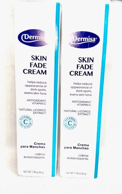 Dermisa Skin Fade Cream 1.78 oz for Dark Spot Reduction & Even Skin Tone