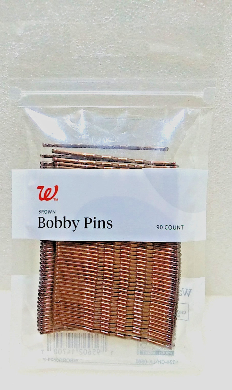 Walgreens ☆ Bobby Pins Brown 90 Count