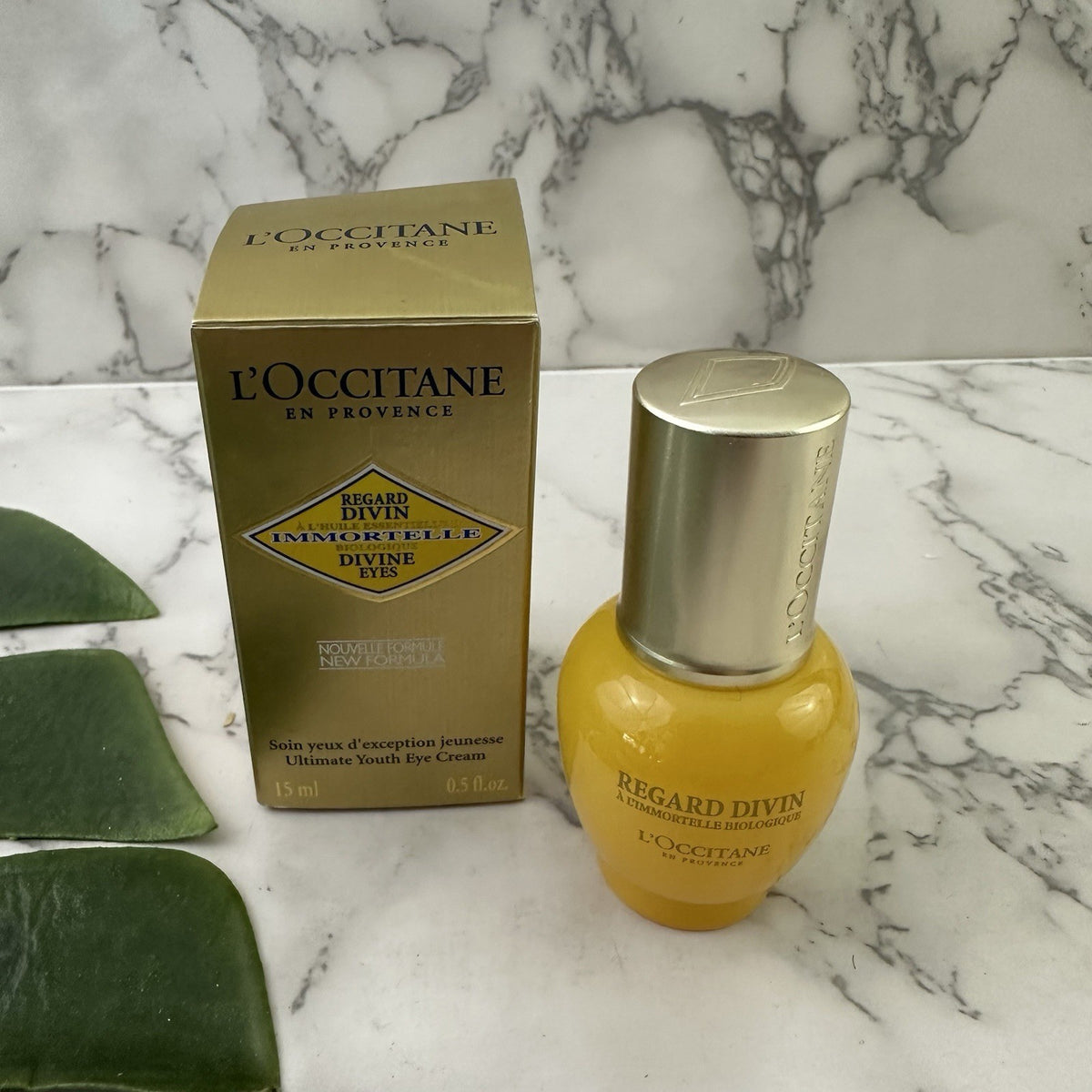 Immortelle Divine Eye Cream Balm - Anti-Aging, Hydrating, 15ml