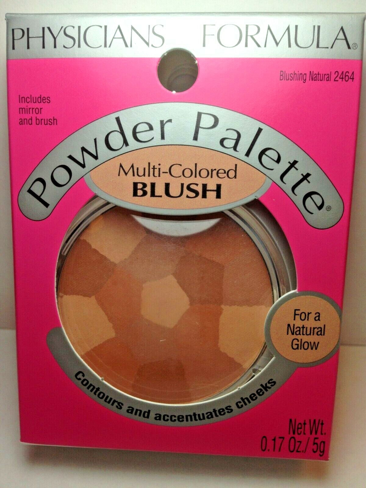 Multi-Colored Blush Powder Palette for Natural Glow - Hypoallergenic & Fragrance-Free