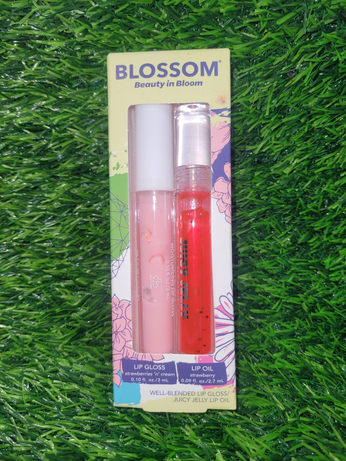 Strawberry Lip Gloss & Lip Oil Set - Juicy & Well Blended