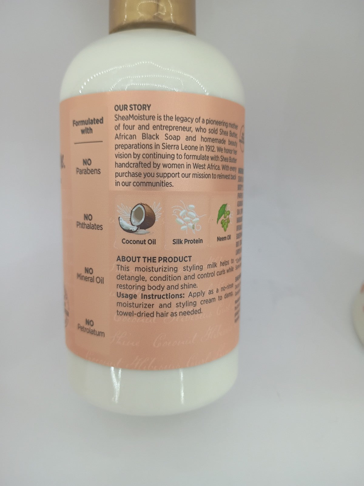 Curl & Style Milk with Coconut & Hibiscus - Hydrating Leave-In Conditioner, 8 fl oz, Pack of 3