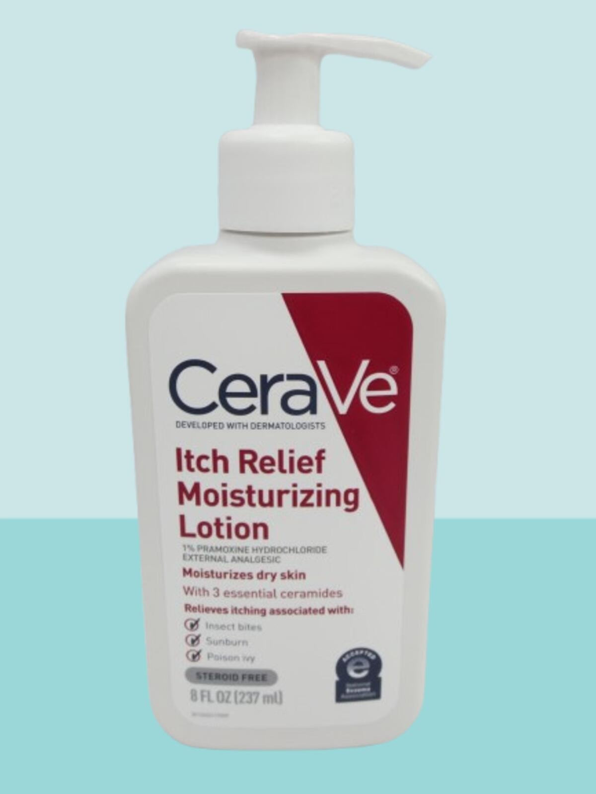 CERAVE ITCH RELIEF MOISTURIZING LOTION 8 OZ EXP: 2028 SET OF 2