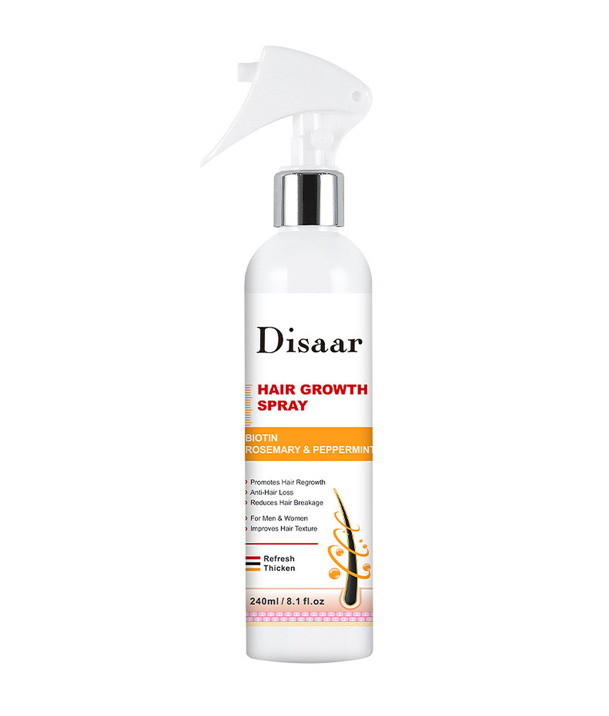 Disaar Beauty Hair Growth Spray Rosemary Castor Argan Anti-Hair Loss