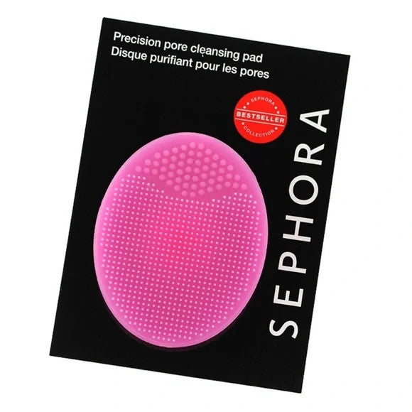 Sephora Facial Cleansing Pad Silicone Scrubber for Exfoliation, Pore