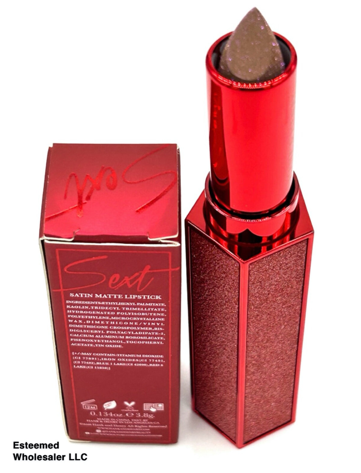 Sext Satin Matte Lipstick - 0.134oz Long-Lasting Lip Color