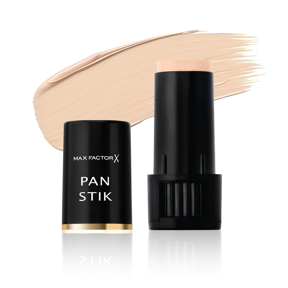 Max Factor Pan Stik Foundation 12 True Beige 0.31 oz - High Coverage Twist-Up Stick