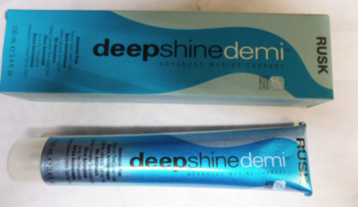 Rusk Deepshine Advanced Marine Therapy Demi Hair Color 3.4 oz - Brilliant Mahogany