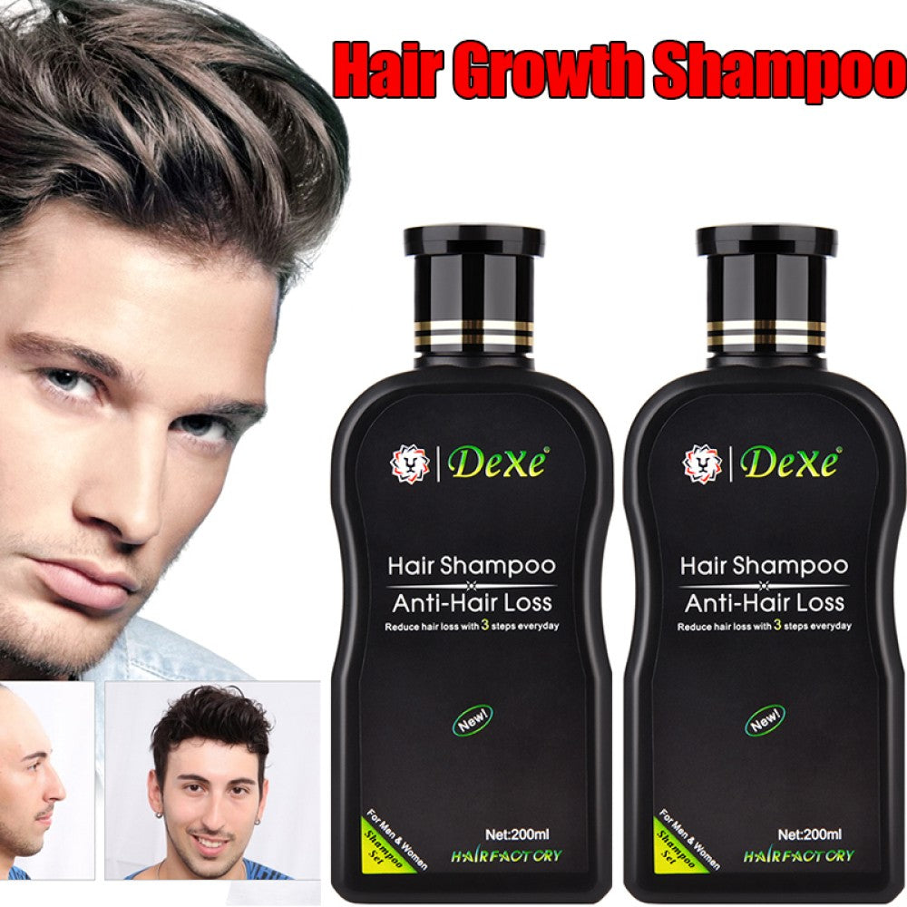 2* 200ml Hair Growth Shampoo Regrowth Treatment Anti-Hair Loss