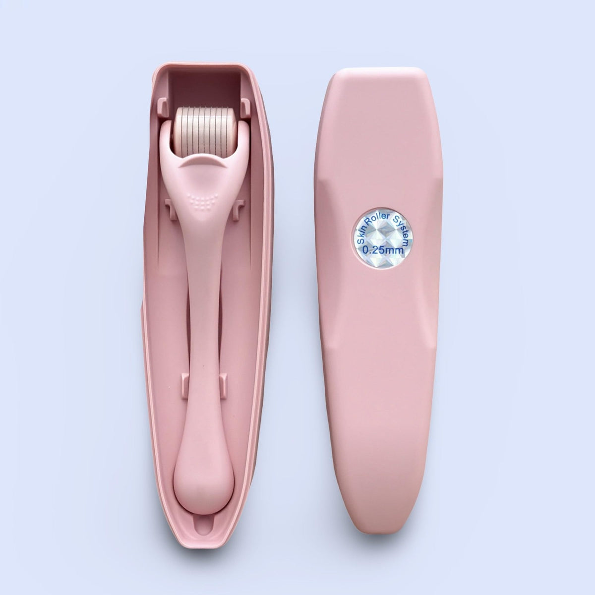 Microneedling Derma Roller 540 Stainless Steel for Skin & Hair Growth - Baby Pink