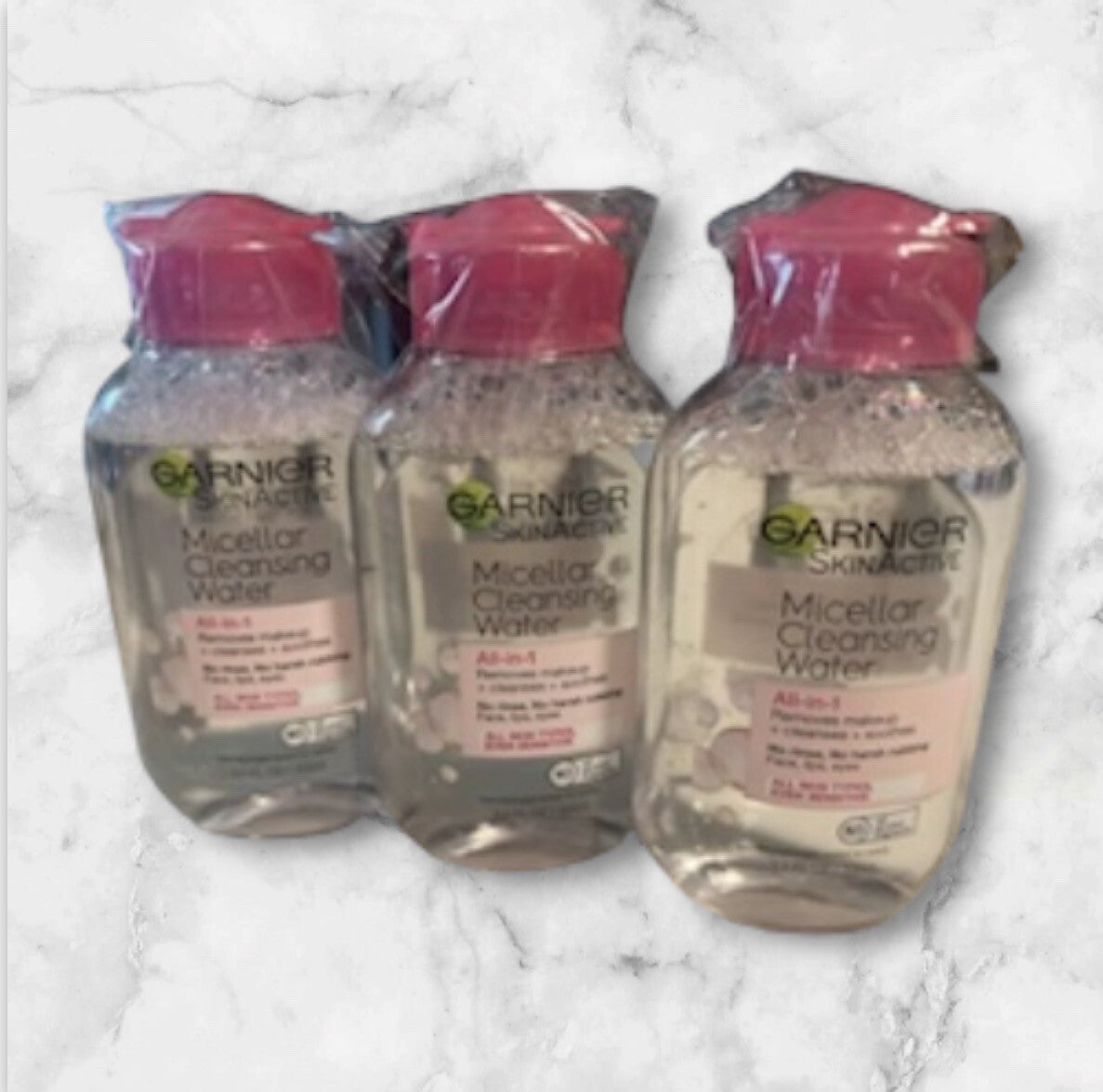 Micellar Cleansing Water - All-in-One Makeup Remover 3 Pack