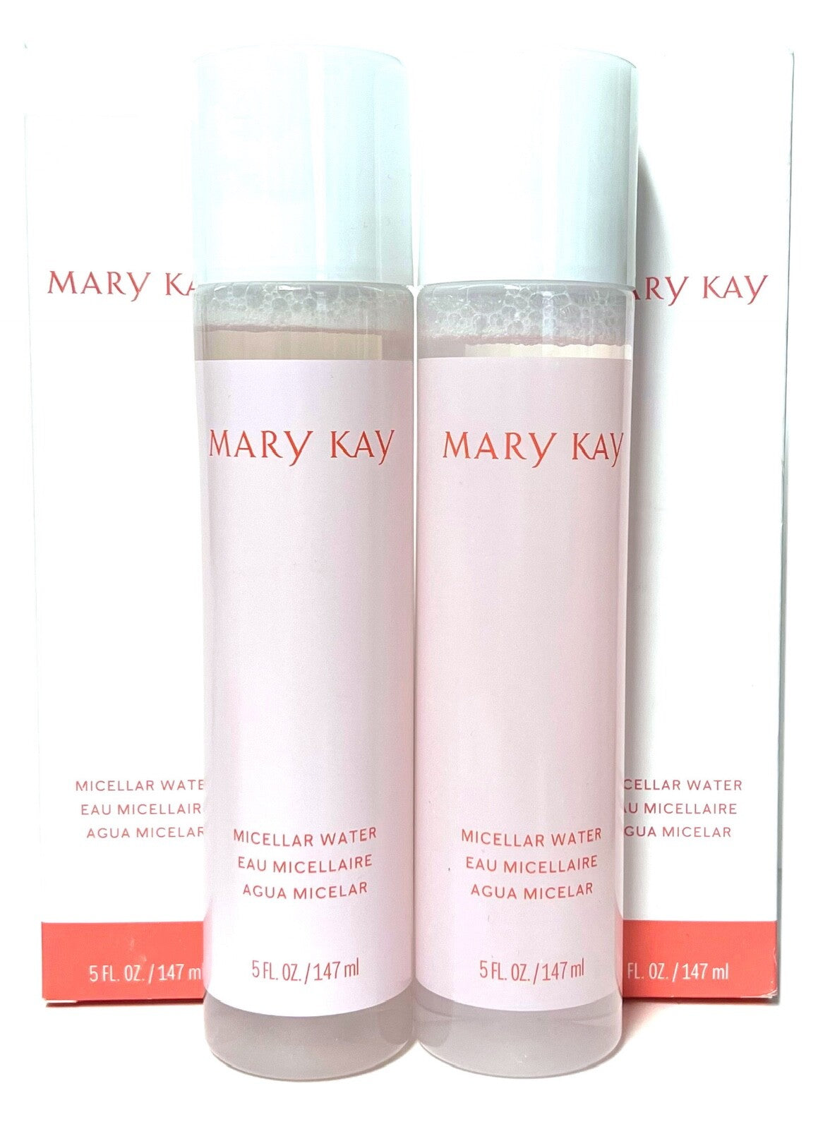 Mary Kay Micellar Cleansing Water Set of 2 - Full Size Makeup Remover 5 fl oz
