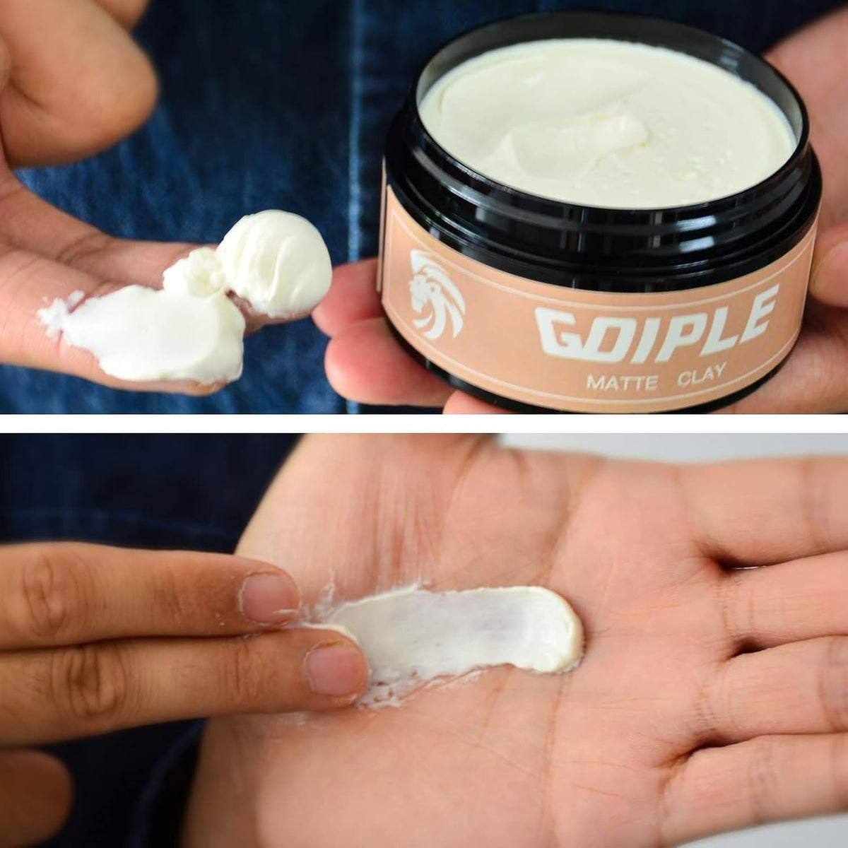Organic Matte Hair Paste for Men - 100g Clay Pomade with Firm Hold