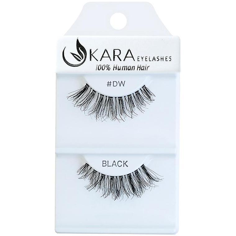 6 Pairs 100% Human Hair False Eyelashes - Kara Assorted Styles
