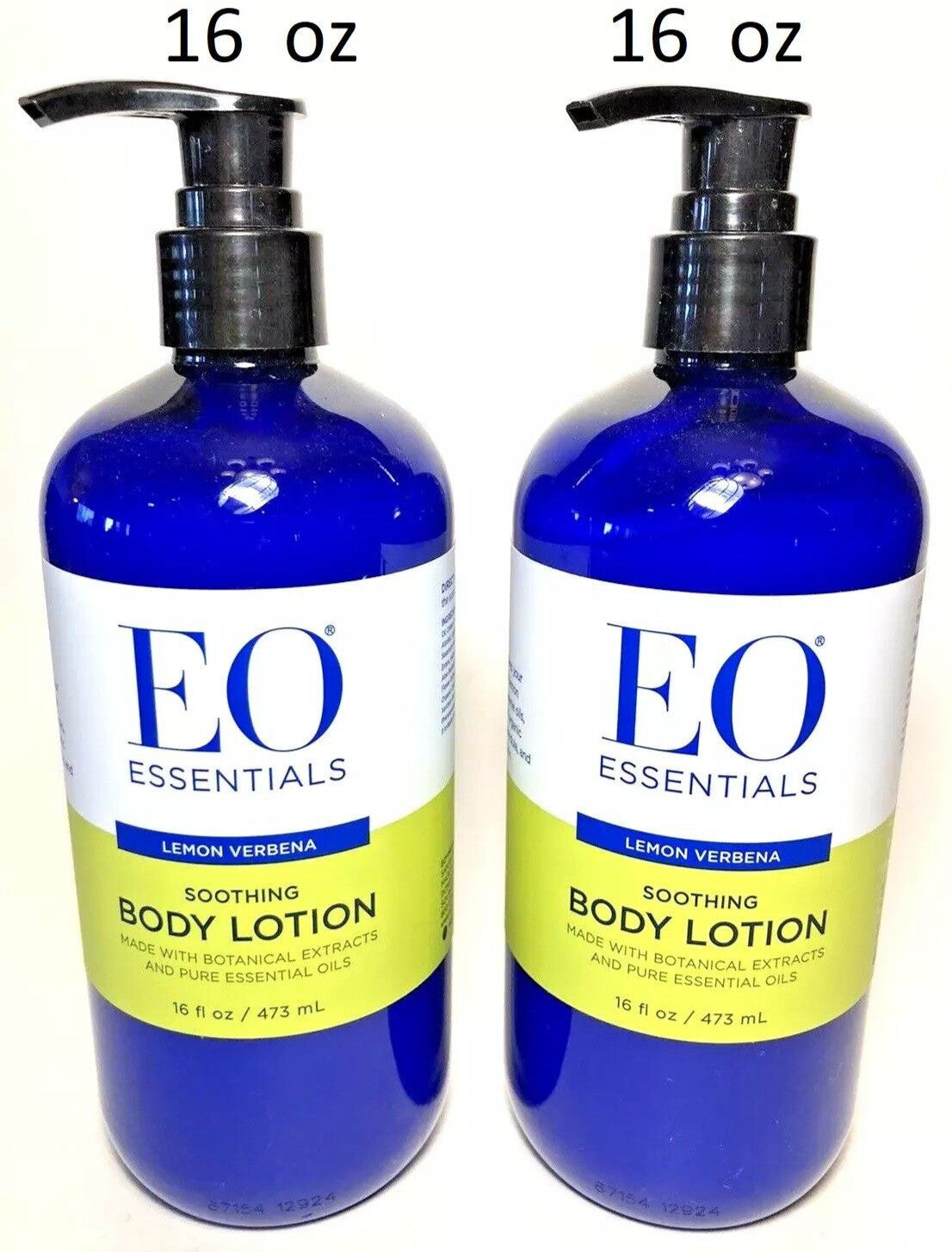 (2 Pk) EO Essential Oils - LEMON VERBENA BODY LOTION 16 oz = 8